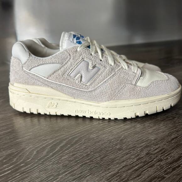 Aimé Leon Dore x New Balance 550 Vintage Grey‎ Suede Sneakers 8.5 Retro Low EUC - Picture 15 of 16